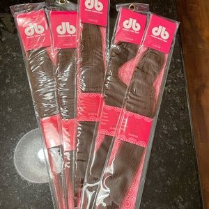 Donna Bella flat tip hair extensions-5 packages